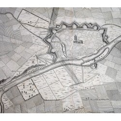 Plan of the Imperial Town and Fortress of Ulm at the Time of It's Being Attacked by General Baron Thuugen